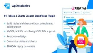 wpDataTables  Tables and Charts Manager for WordPress v6.2.1 [GPL]